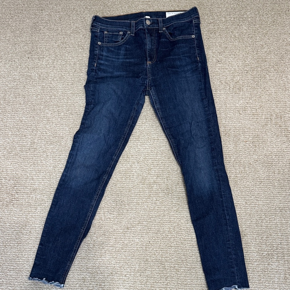 rag & bone Dark Indigo Skinny Jeans